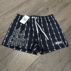 Kill Crew Mid Thigh Cut Shorts