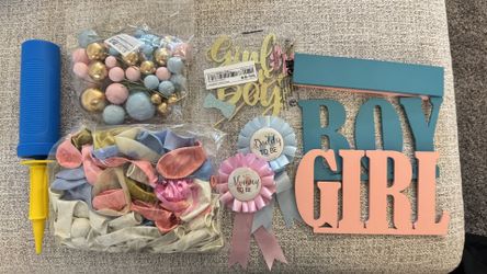Gender reveal Items