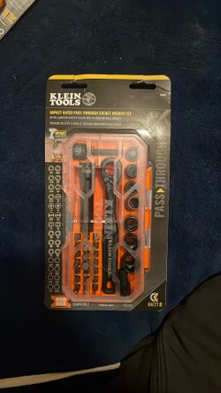 Impact Rated Pass Through Socket Wrench Set
