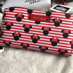 Mickey Mouse And Minnie Mouse Wallet 
