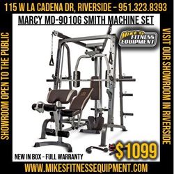 Smith Machine Squat Rack Home Gym Cable System 