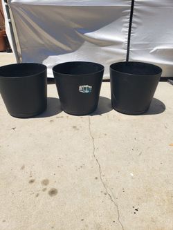 Planter Pots  - all 3 for $25
