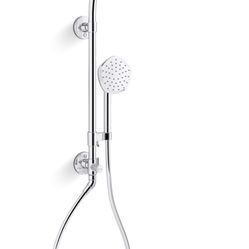 KOHLER  27118-G-CP-R Occasion Arch Shower Column Kit With Rainhead & Handshower