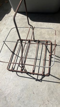 Rare four bottle milk holder