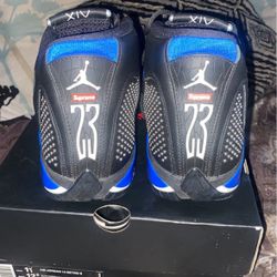 Size 11 supreme Jordan 14s