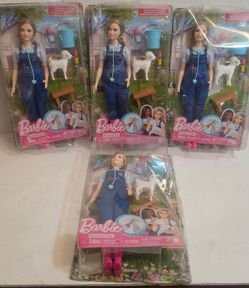 🎀🐑 BRAND NEW Barbie Veterinarian Doll Sets 🐑🎀