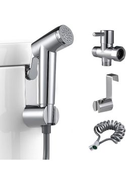Brand New Handheld Bidet Sprayer Kit for Toilet, for Feminine Wash, Bidet Faucet Cloth Diaper, Baby Wash, Pet Wash or Toilet Cleaning, with Spring Typ
