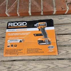 Ridged 18v Brushless mode Impact Driver Kit 