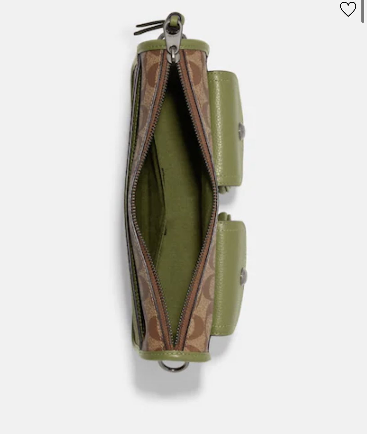 Coach C5675 Pennie Crossbody With Coin Case In Signature Canvas Khaki/  Olive Greenw for Sale in Hayward, CA - OfferUp