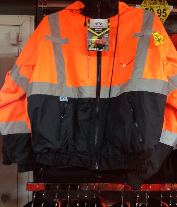 Class 3 Safety Jacket with Removable Fleece