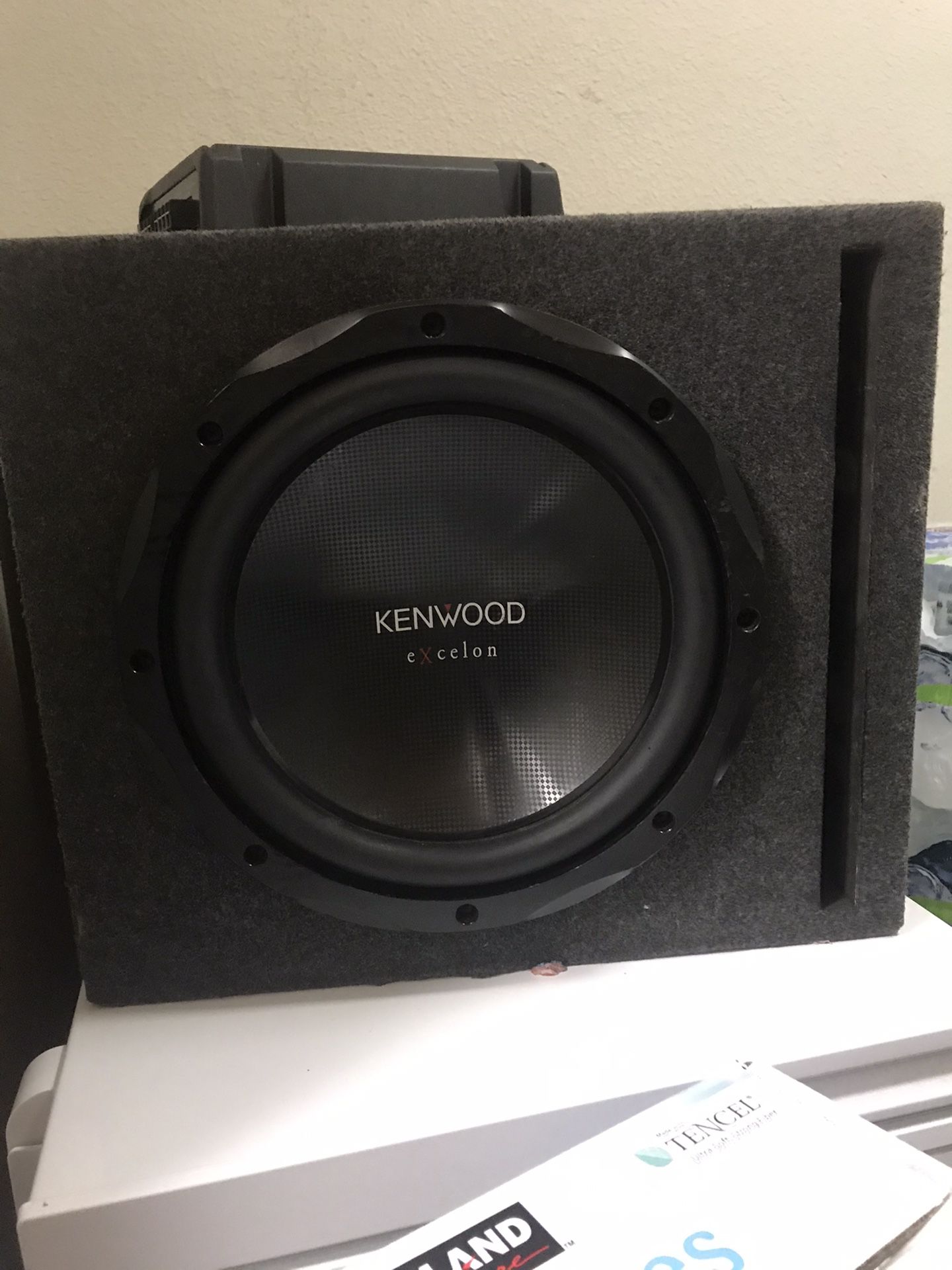 Kenwood excelon 12” sub and 400 watt amplifier