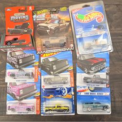 Hot wheels/ matchbox trucks