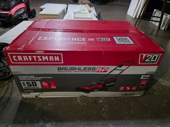 Craftsman lawnmower new sealed box 2 batteries and charger