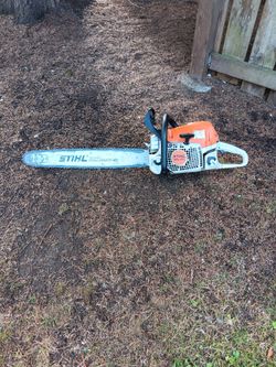 stihl chain saw with 25" bar model MS-311 runs great