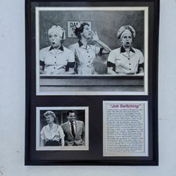 I Love Lucy Job Switching Photo Frame