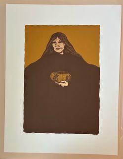 “La Canasta” by Amado Maurillo Peña Jr Limited Edition Signed and Dated