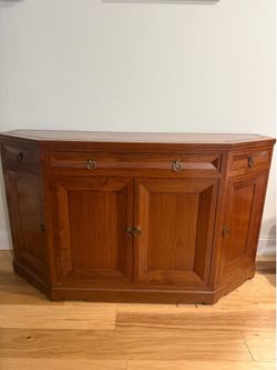 Solid hardwood sideboard, handmade