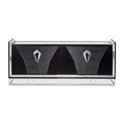 Carmela Charcoal Sand Console Table
