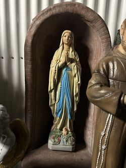 Mary Grotto St Francis St Anthony Jude Religous Statues 