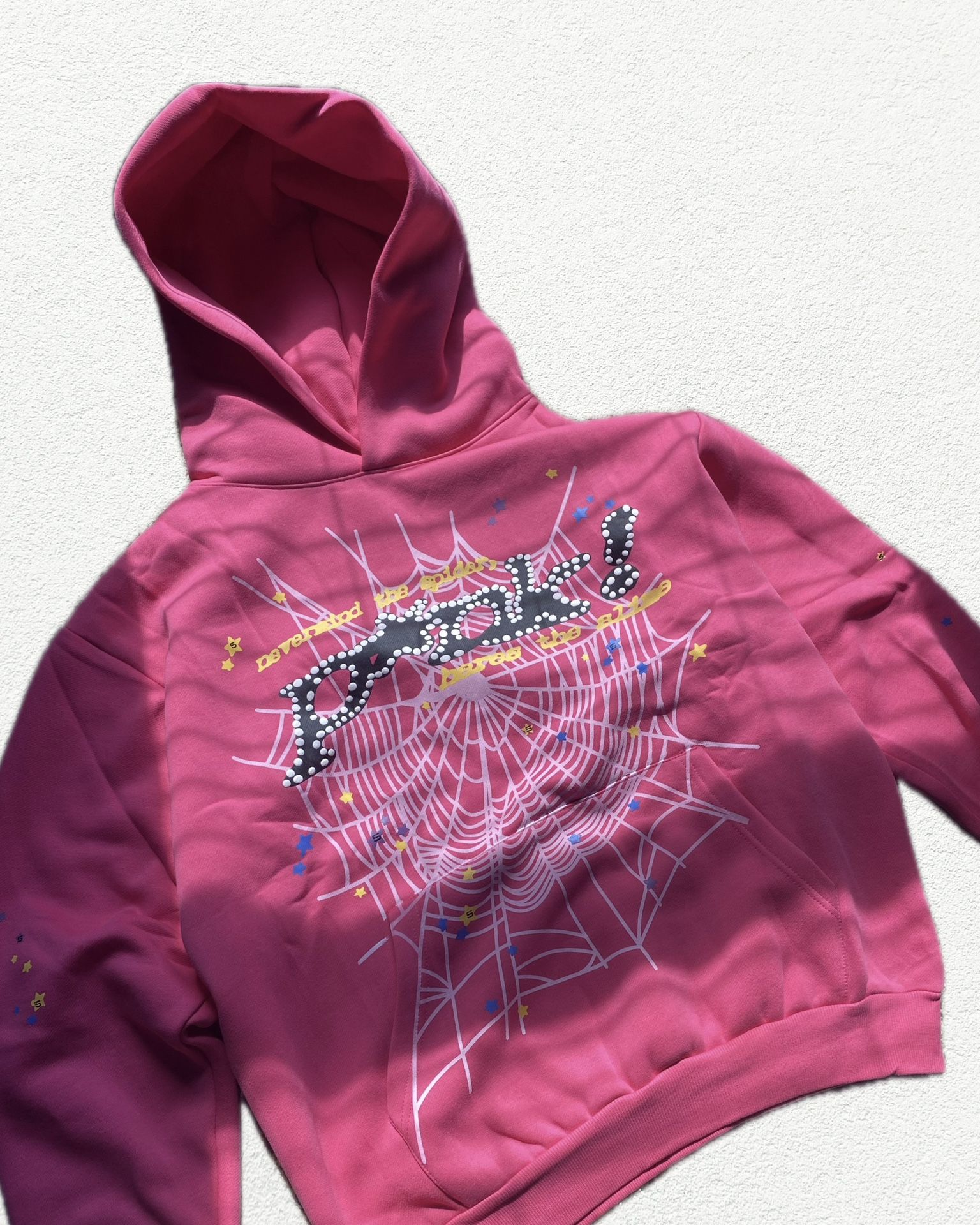 Rose Red P*nk! OG Web Sp5der Hoodie