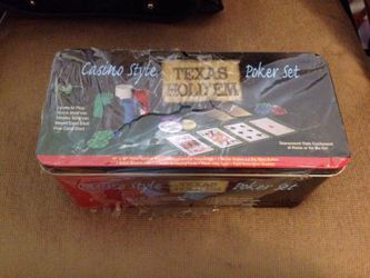 Texas hold'em poker set