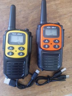 WALKIE TALKIE RADIOS 2-WAY 22 CHANNEL 5 MILE RECHARGEABLE