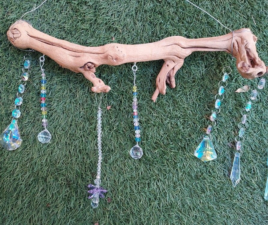 Crystal Sun Catcher Yard Decor Bling