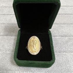 Anillo De 14K San Juditas / 14K Gold Ring St. Jude