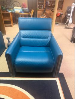 Set of Italian Leather Chairs