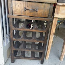 Wine Cabinet With Drawer