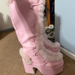 VIMISAOI Womens Platform Rave Boots 