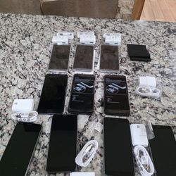 These phones are locked. They are being sold as-is for parts, repair, or possible use with the original carrier.