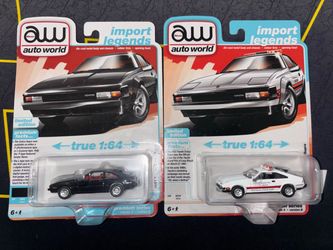 Auto World Import Legends Toyota Celica Supra 1:64 Die-Cast Set of 2