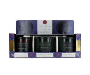 Nautica Bold Collection by Nautica, 3 Piece Candle Set - Multi