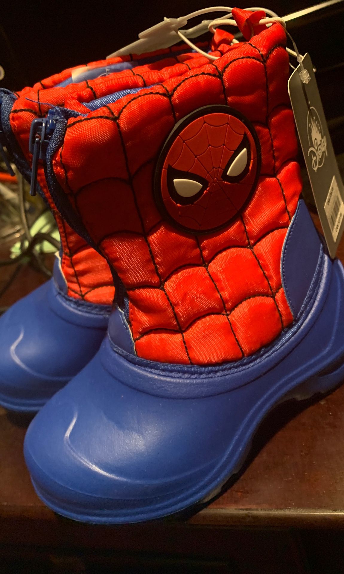 Spider man snow boots