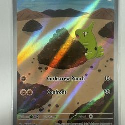 Larvitar 203/197 Illustration Rare Pokemon Card NM 