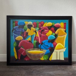 Framed Painting 43 1/2 By 34 