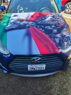 Mexico Car Flag for the Hood