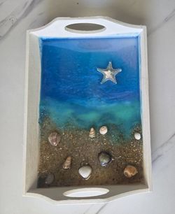 Hand Made Resin Tray