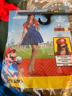 Super Mario Women's Costume Size XL