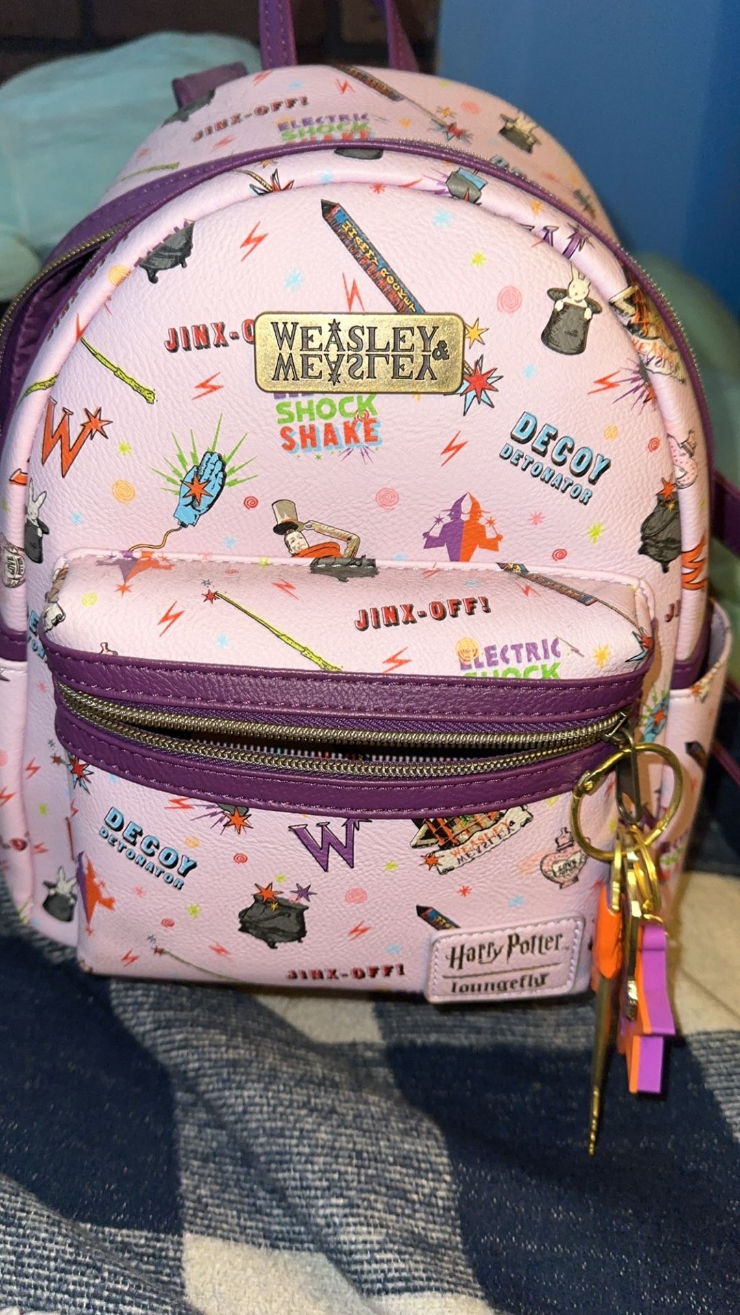 Weasleys’ Wizard Wheezes LoungeFly mini backpack