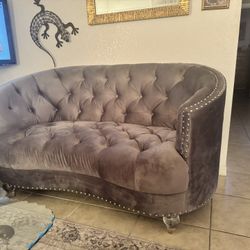 love seat & sofa