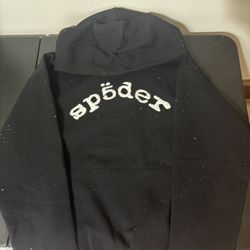 Sp5der VVS Hoodie Black Size Medium