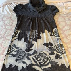 One Clothing Black And White Floral Dress Size Medium
