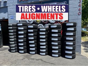 175-65-15 Tires 299$ Installed 4 tires alignment special 49$