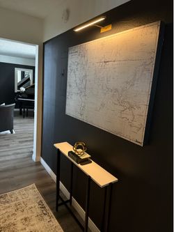 Metal Map Wall Decor