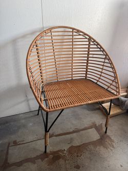 Woven Iron Chair