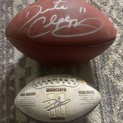 Full Size Daunte Culpepper Autographed Football