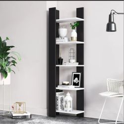 Wood Modern Elengace Corner Bookcase 