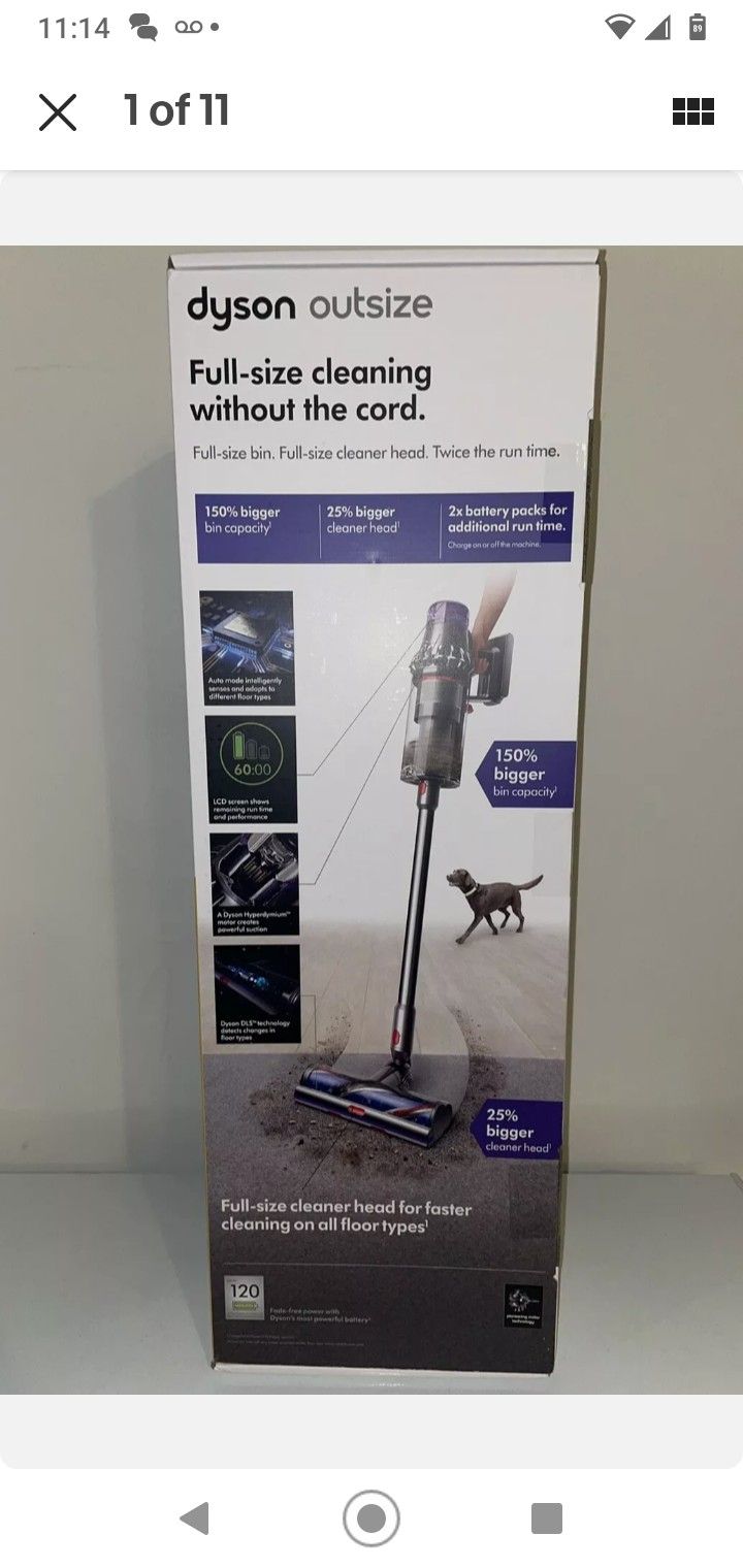 NEW SEALED DYSON V11 OUTSIZE CORDLESS  VACUUM > 2HR BATTERY > $855